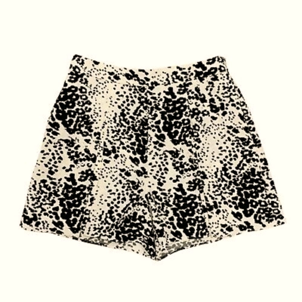 J. Crew Leopard 365 Crepe Shorts
